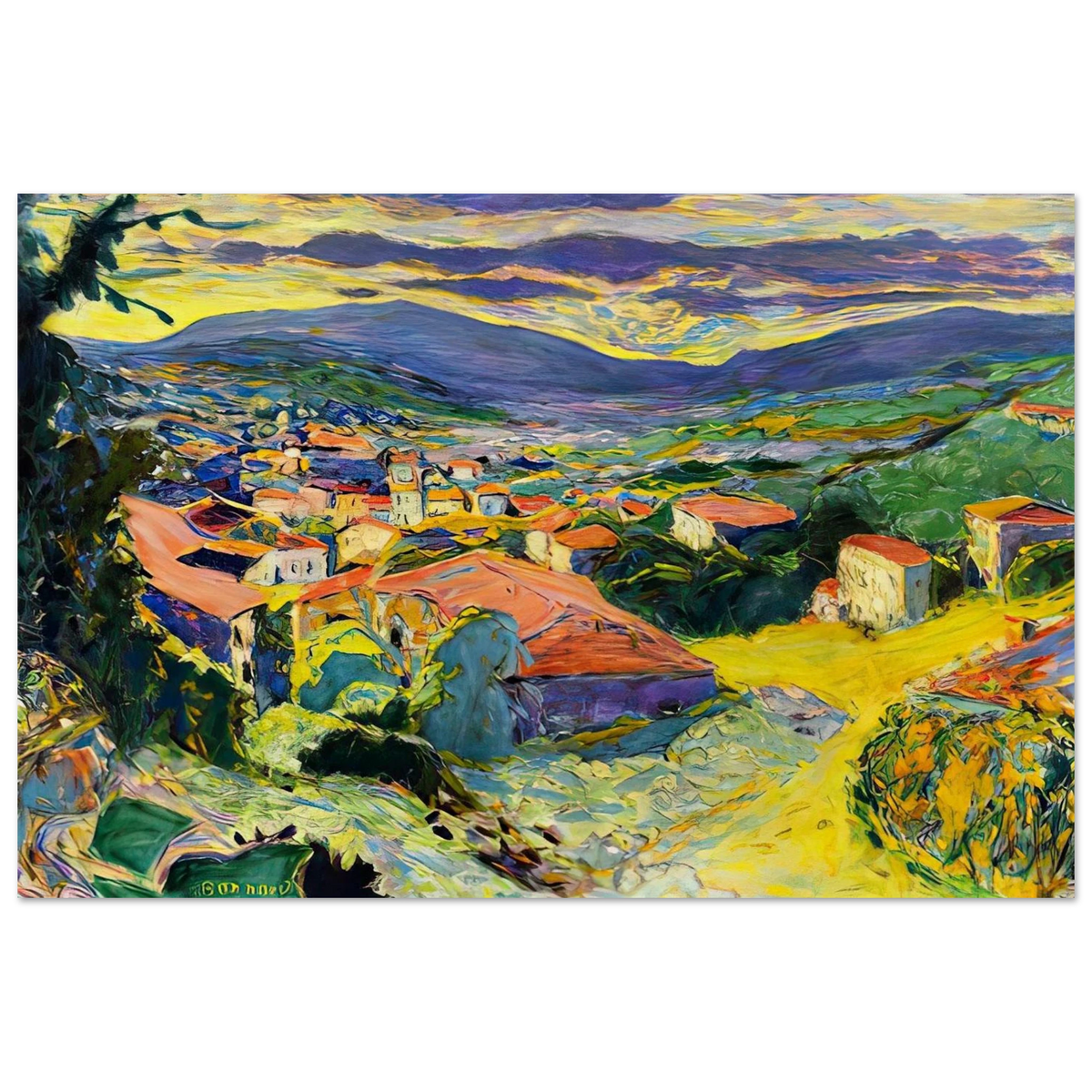 Landscape at Le Cannet Poster | Pierre Bonnard Poster | Pierre Bonnard Shop