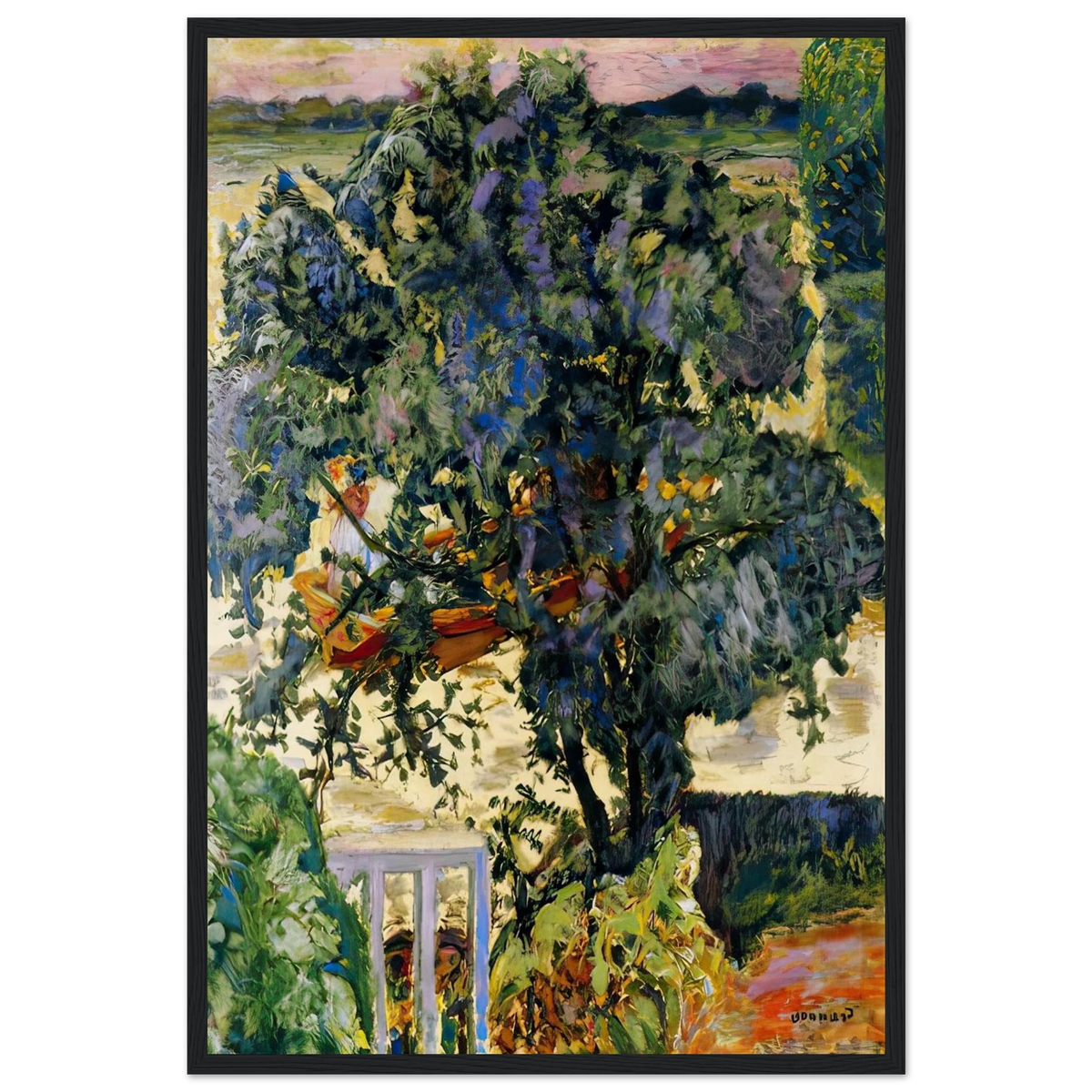 Tree by the River Framed Poster | Pierre Bonnard Framed Prints Wall Art | Pierre Bonnard Shop