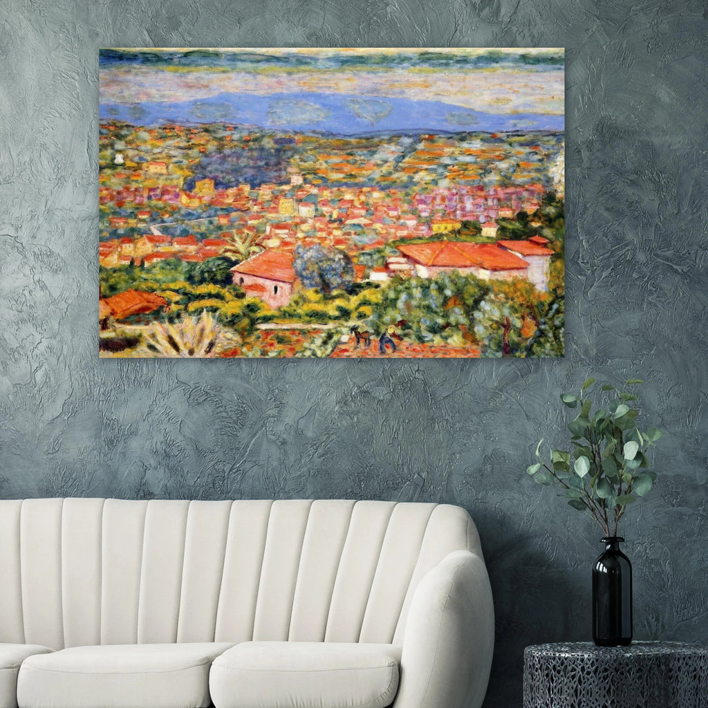 View of Le Cannet, Roofs Poster | Pierre Bonnard Poster | Pierre Bonnard Shop