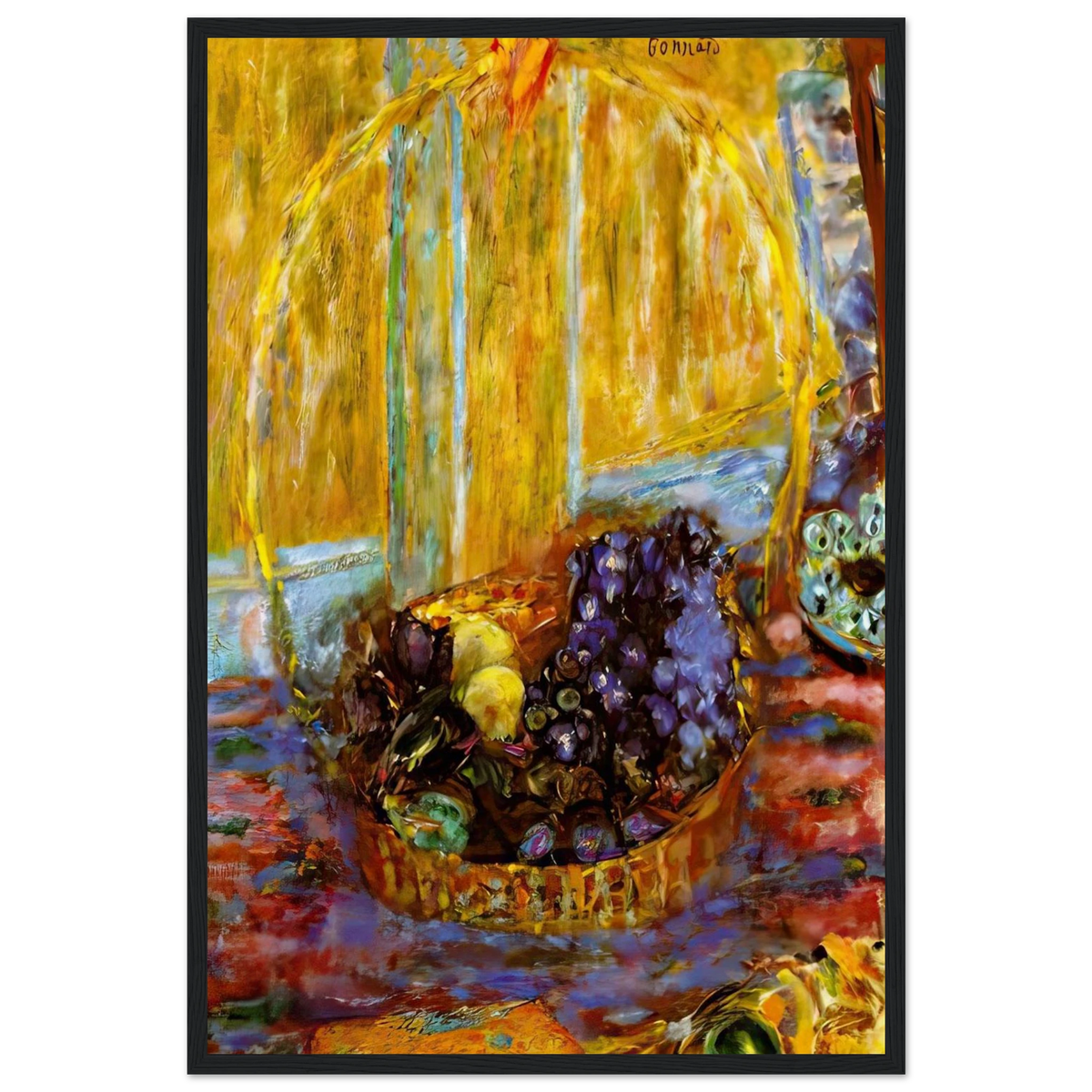 Fruit Basket Framed Poster | Pierre Bonnard Framed Prints Wall Art | Pierre Bonnard Shop