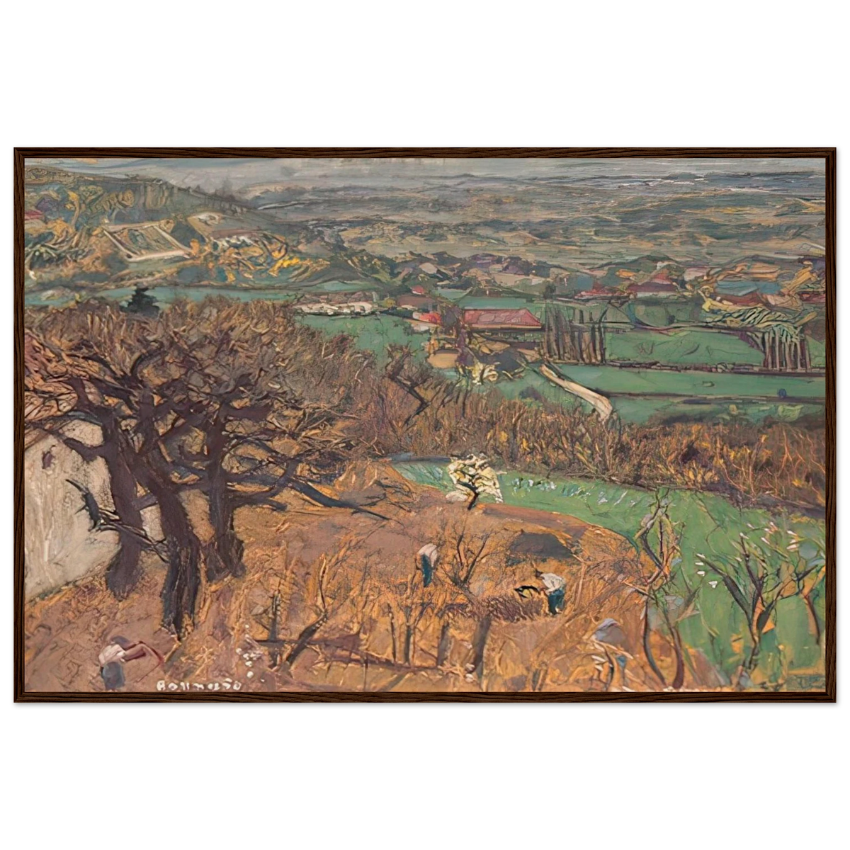 Dauphine Landscape Framed Poster | Pierre Bonnard Framed Prints Wall Art | Pierre Bonnard Shop