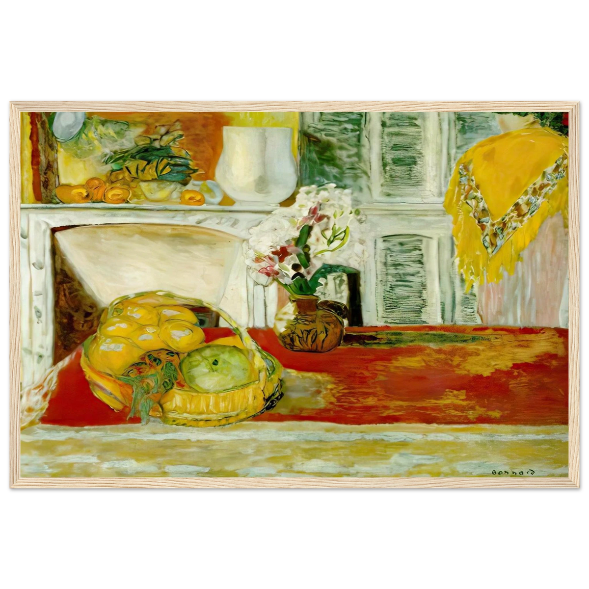 Corner of the Dining Room Framed Poster | Pierre Bonnard Framed Prints Wall Art | Pierre Bonnard Shop