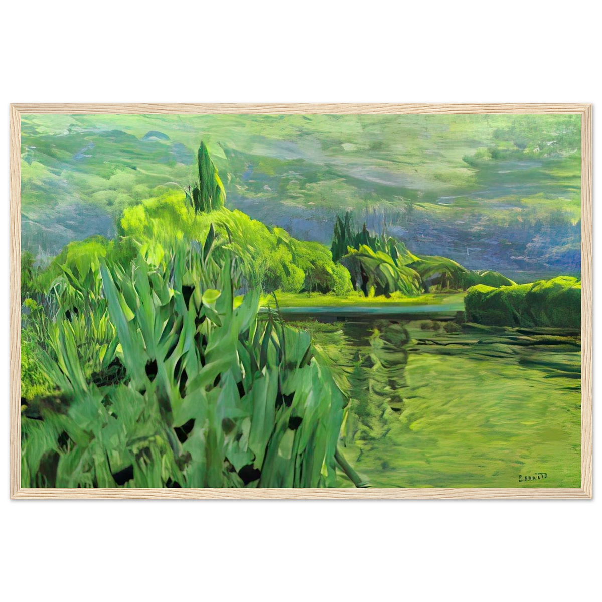 The Seine Framed Poster | Pierre Bonnard Framed Prints Wall Art | Pierre Bonnard Shop