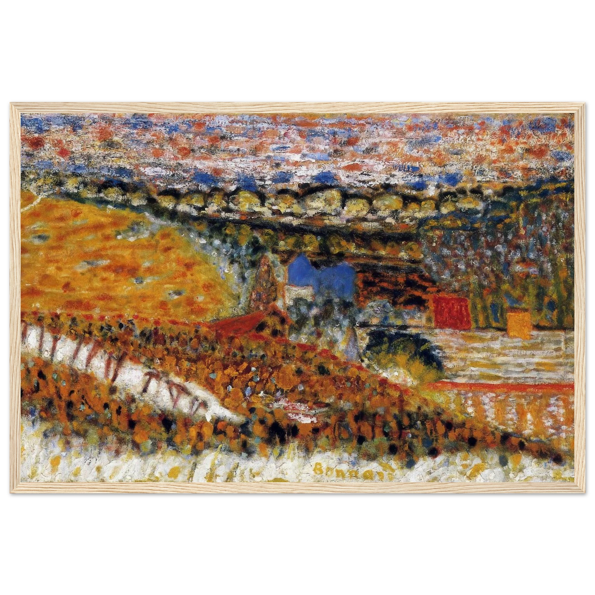Autumn View Framed Poster | Pierre Bonnard Framed Prints Wall Art | Pierre Bonnard Shop