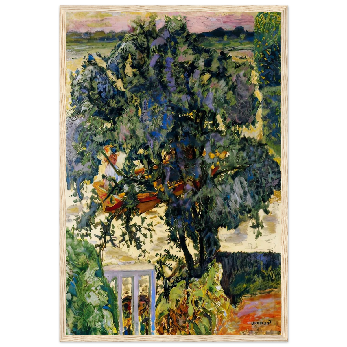 Tree by the River Framed Poster | Pierre Bonnard Framed Prints Wall Art | Pierre Bonnard Shop
