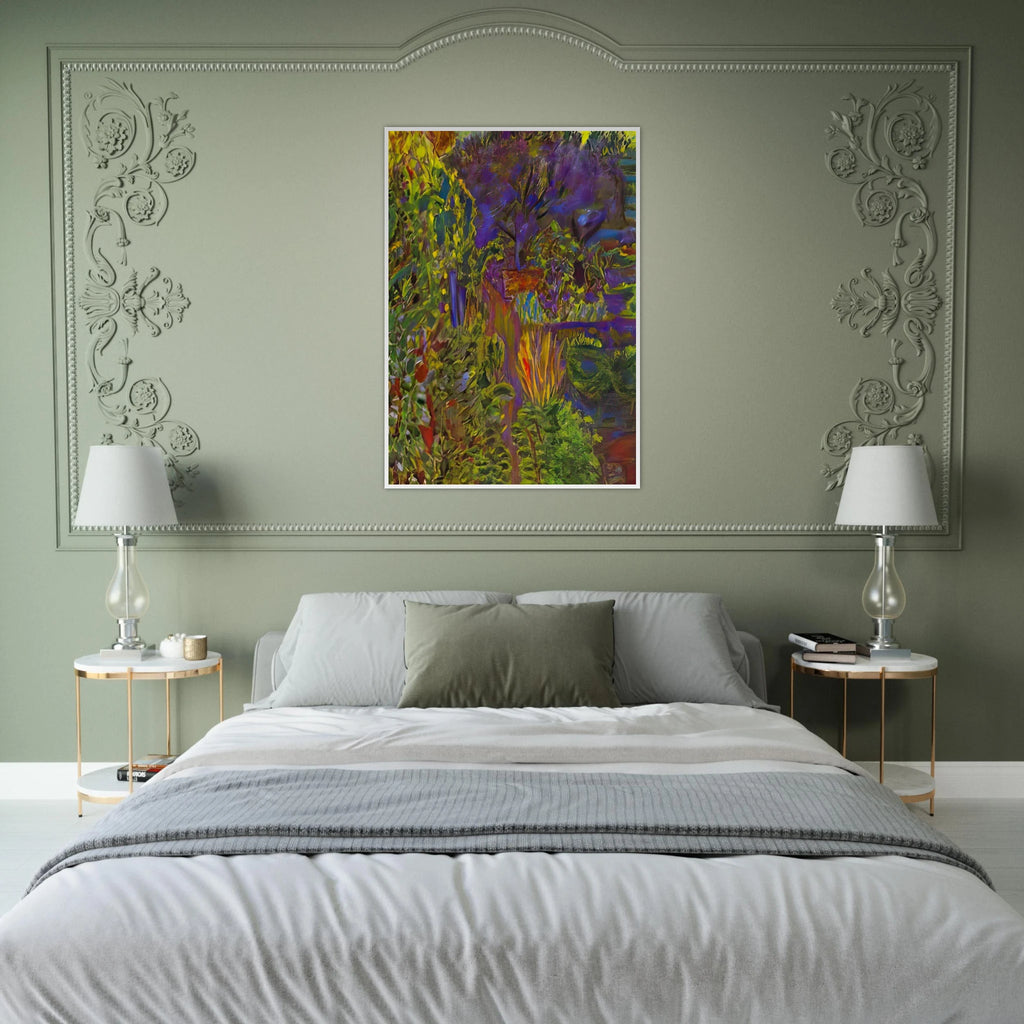 Garden at Midday Framed Poster | Pierre Bonnard Framed Prints Wall Art | Pierre Bonnard Shop