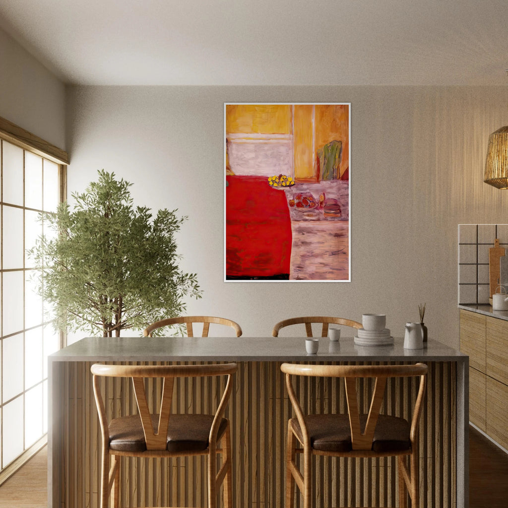 Fruit on the red carpet Framed Poster | Pierre Bonnard Framed Prints Wall Art | Pierre Bonnard Shop