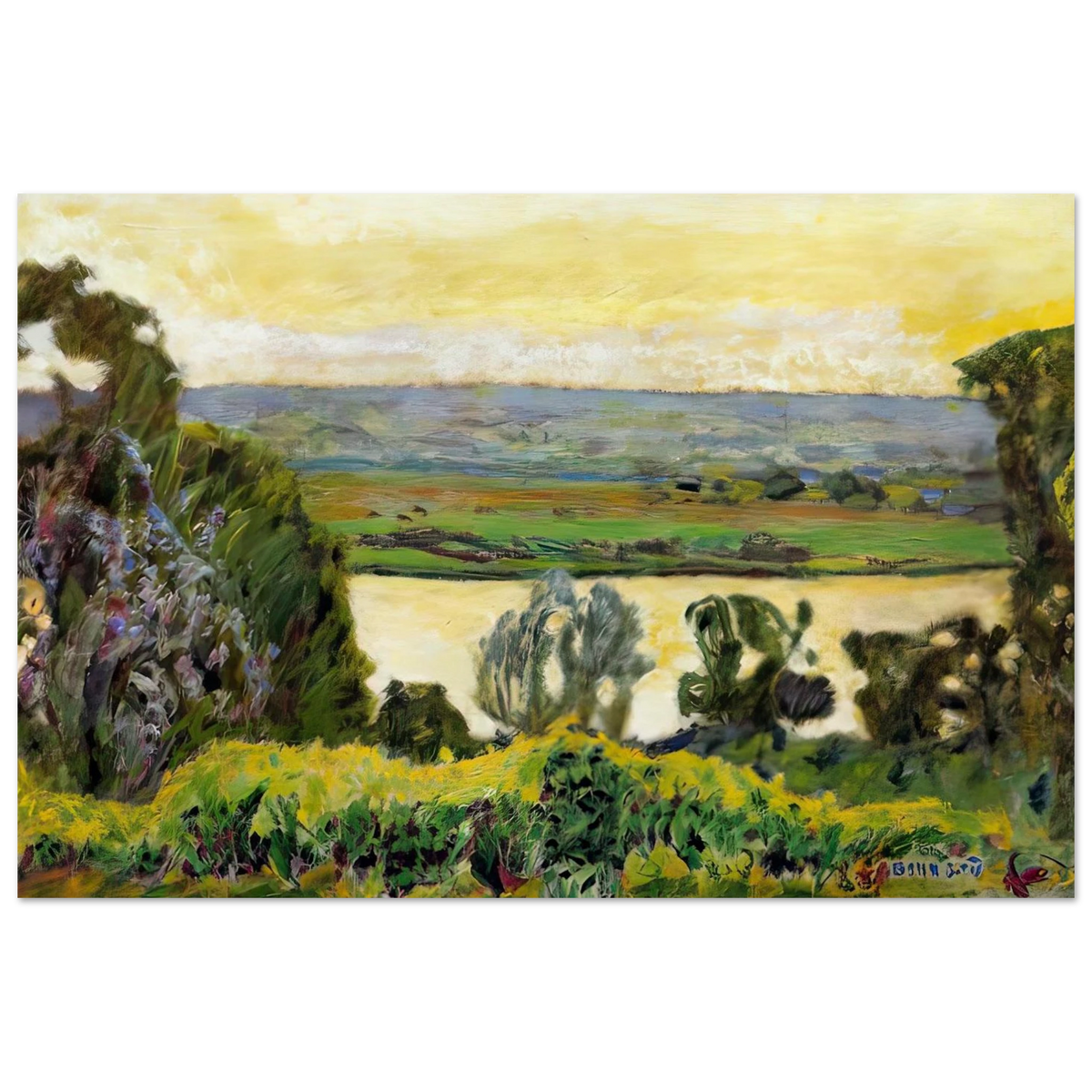 Landscape at Vernon Poster | Pierre Bonnard Poster | Pierre Bonnard Shop
