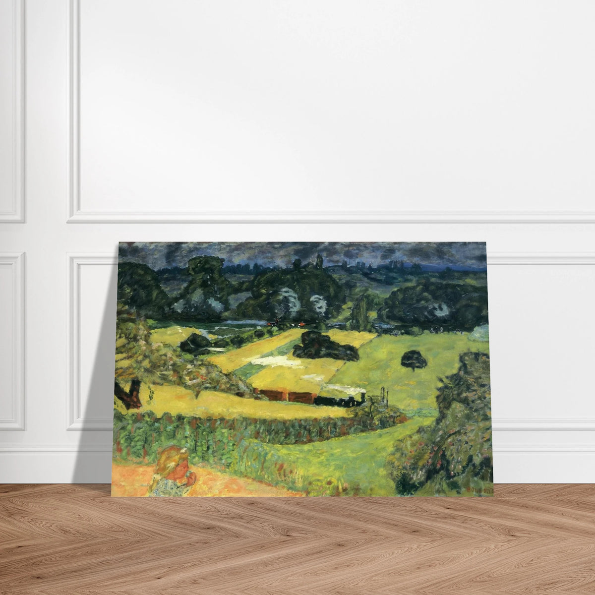 Landscape with freight train Poster | Pierre Bonnard Poster | Pierre Bonnard Shop