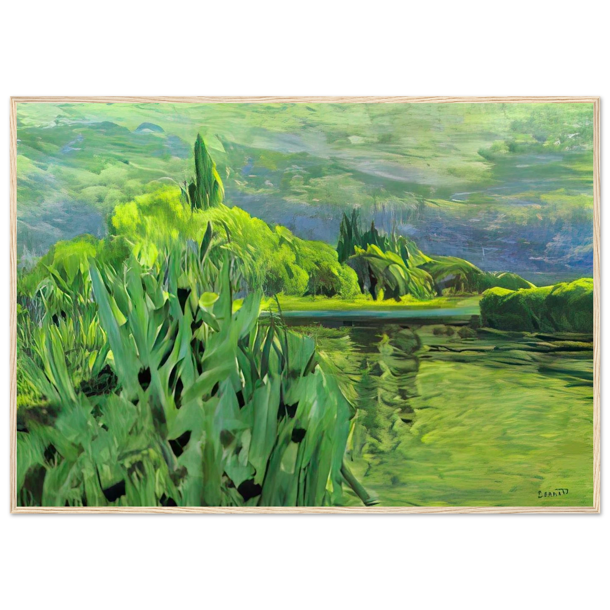 The Seine Framed Poster | Pierre Bonnard Framed Prints Wall Art | Pierre Bonnard Shop