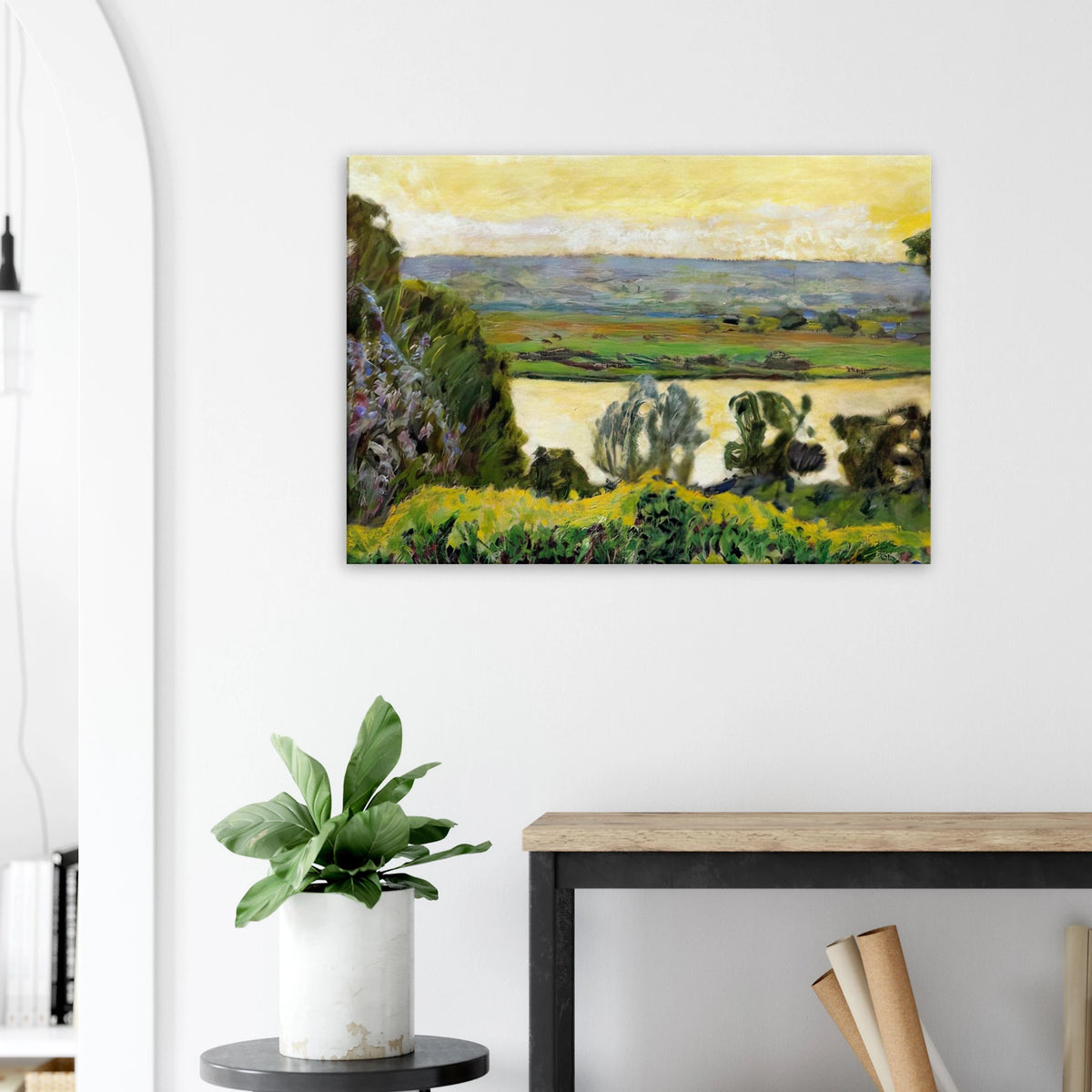 Landscape at Vernon Canvas | Pierre Bonnard Canvas | Pierre Bonnard Shop