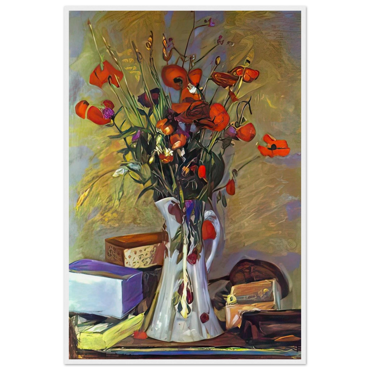 Poppies Framed Poster | Pierre Bonnard Framed Prints Wall Art | Pierre Bonnard Shop