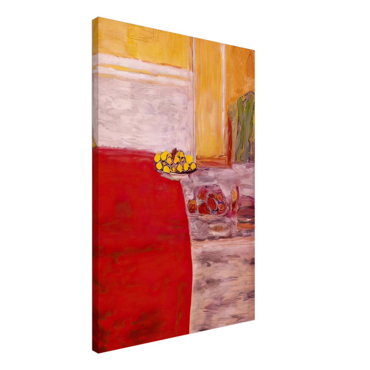 Fruit on the red carpet Canvas | Pierre Bonnard Canvas | Pierre Bonnard Shop
