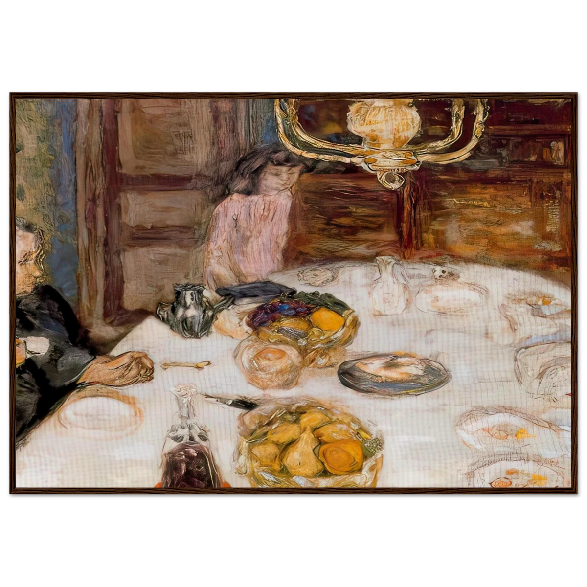 Lunch at Le Grand Lamps Framed Poster | Pierre Bonnard Framed Prints Wall Art | Pierre Bonnard Shop