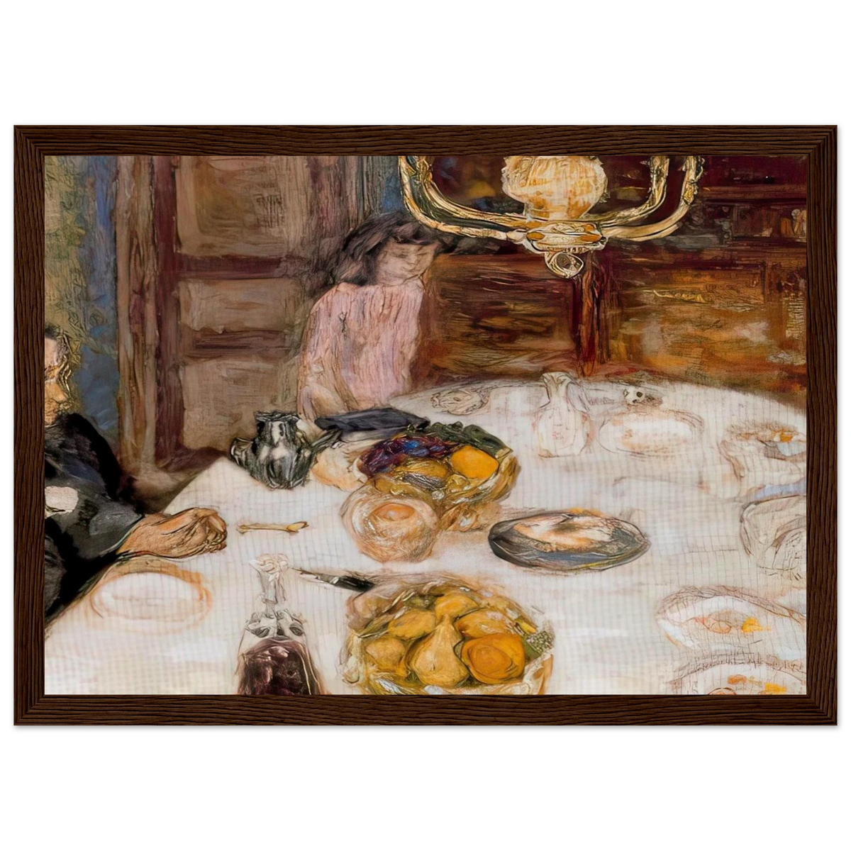 Lunch at Le Grand Lamps Framed Poster | Pierre Bonnard Framed Prints Wall Art | Pierre Bonnard Shop