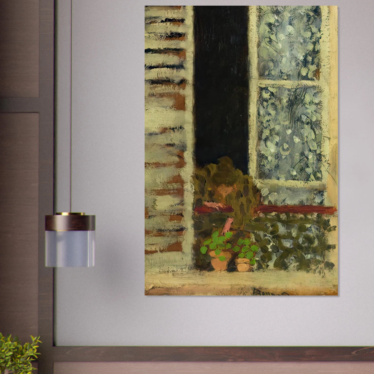 Woman at Her Window Poster | Pierre Bonnard Poster | Pierre Bonnard Shop