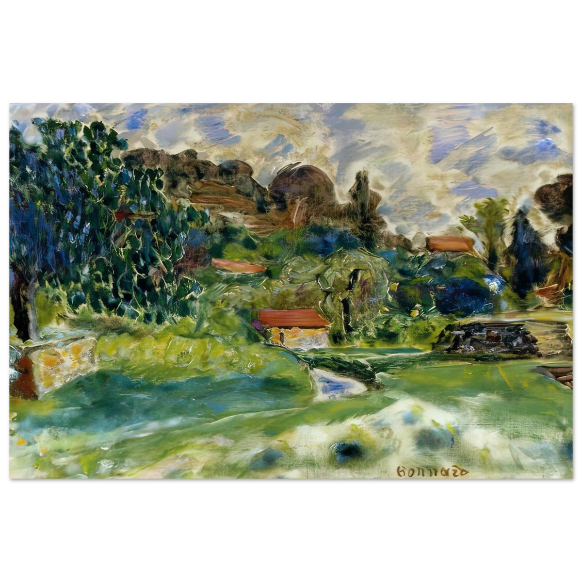 Cagnes Landscape Poster | Pierre Bonnard Poster | Pierre Bonnard Shop