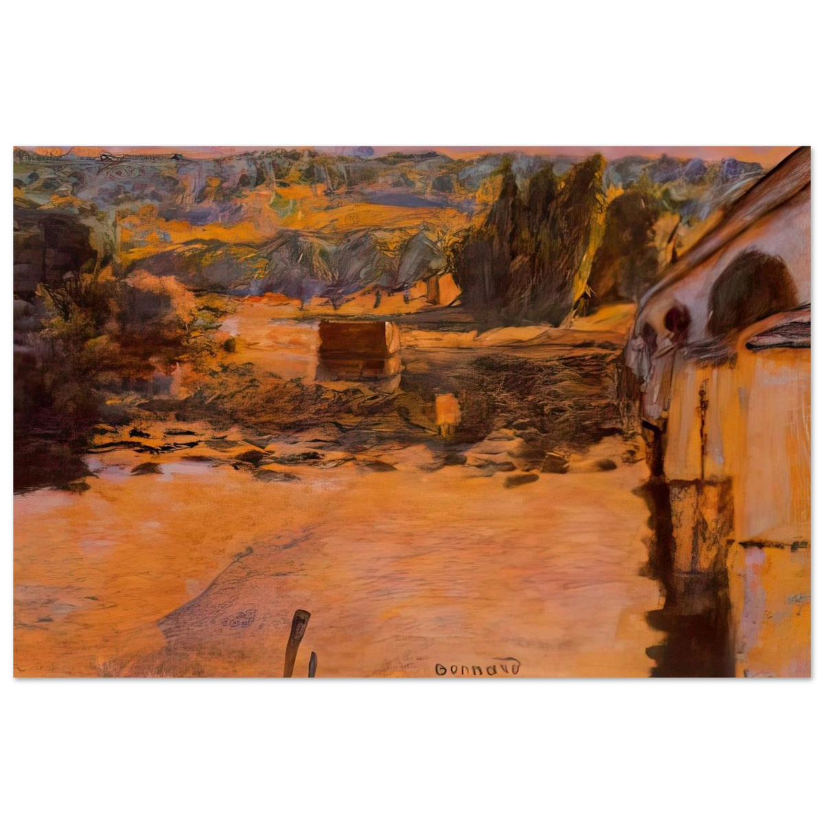The Pont de Vernon Poster | Pierre Bonnard Poster | Pierre Bonnard Shop