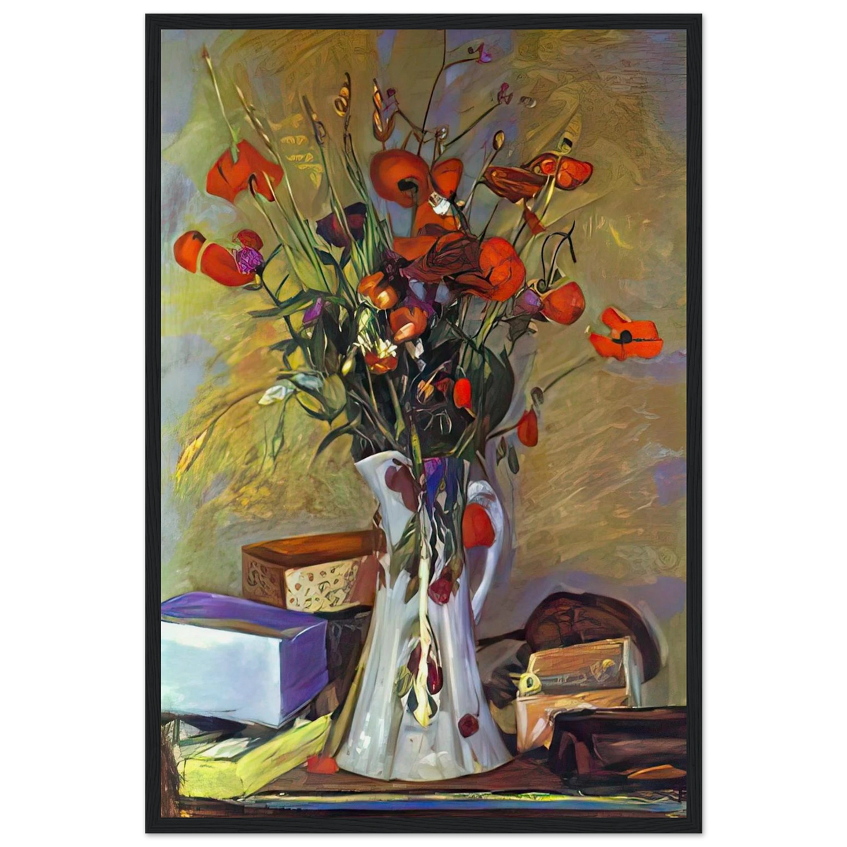 Poppies Framed Poster | Pierre Bonnard Framed Prints Wall Art | Pierre Bonnard Shop