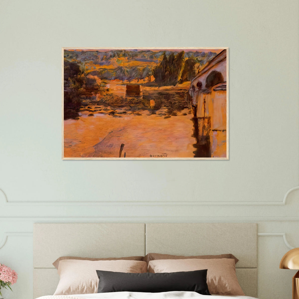 The Pont de Vernon Framed Poster | Pierre Bonnard Framed Prints Wall Art | Pierre Bonnard Shop