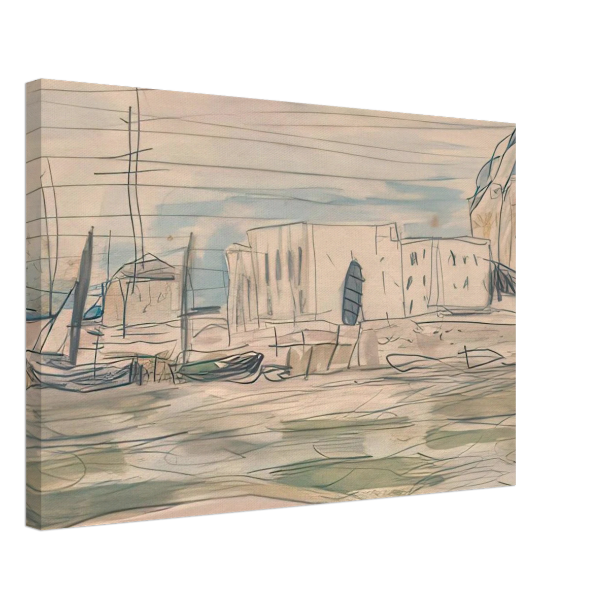 The Docks at Deauville Canvas | Pierre Bonnard Canvas | Pierre Bonnard Shop