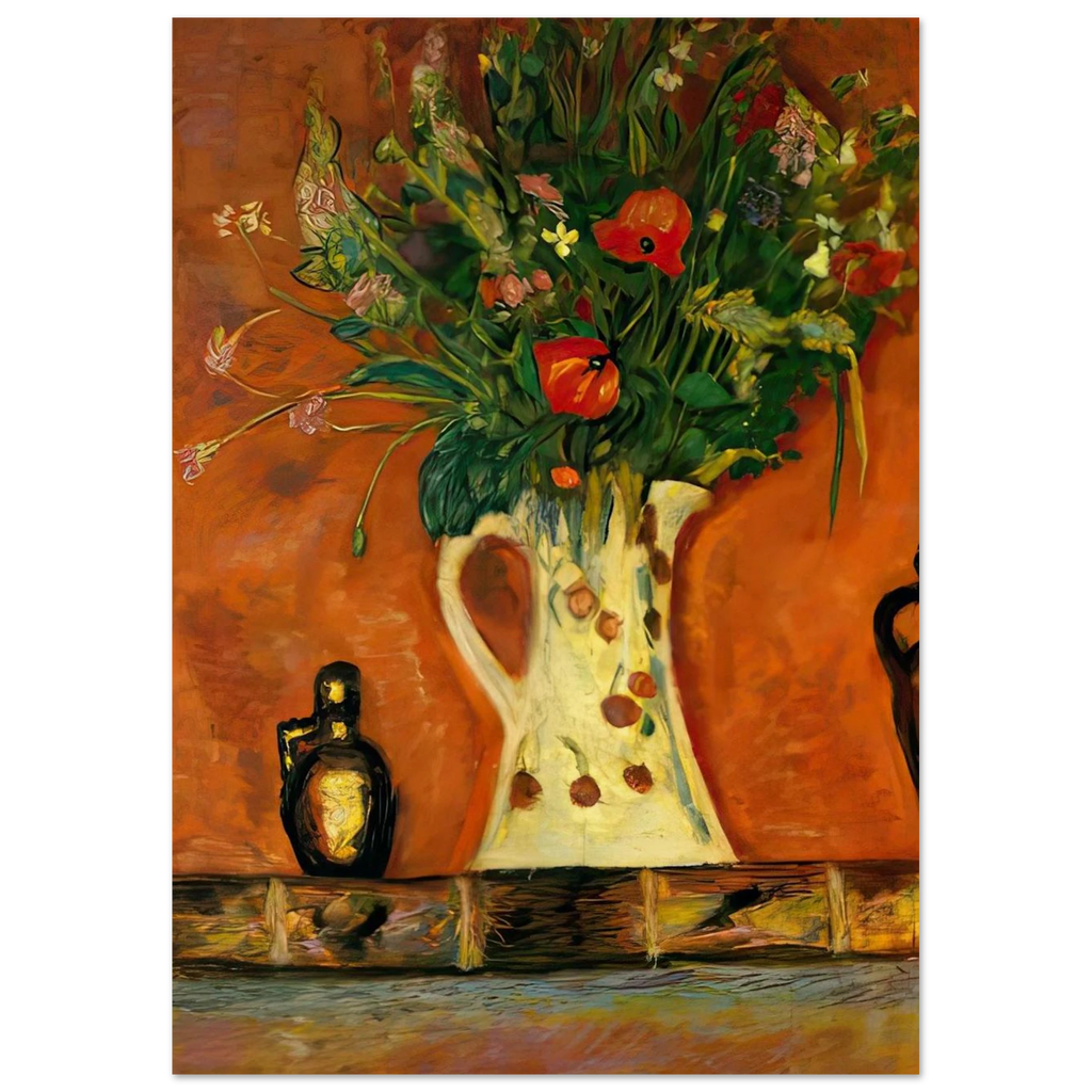 Flowers on a Mantlepiece Poster | Pierre Bonnard Poster | Pierre Bonnard Shop