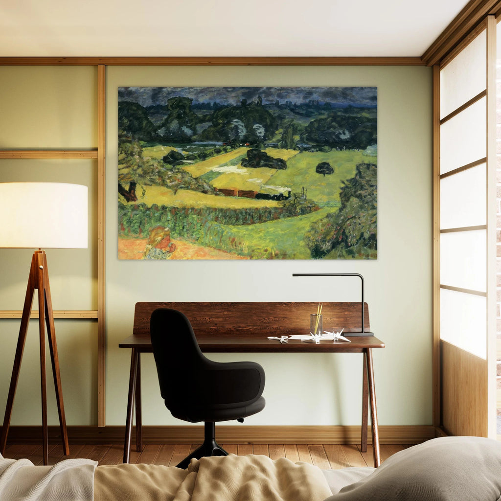 Landscape with freight train Poster | Pierre Bonnard Poster | Pierre Bonnard Shop