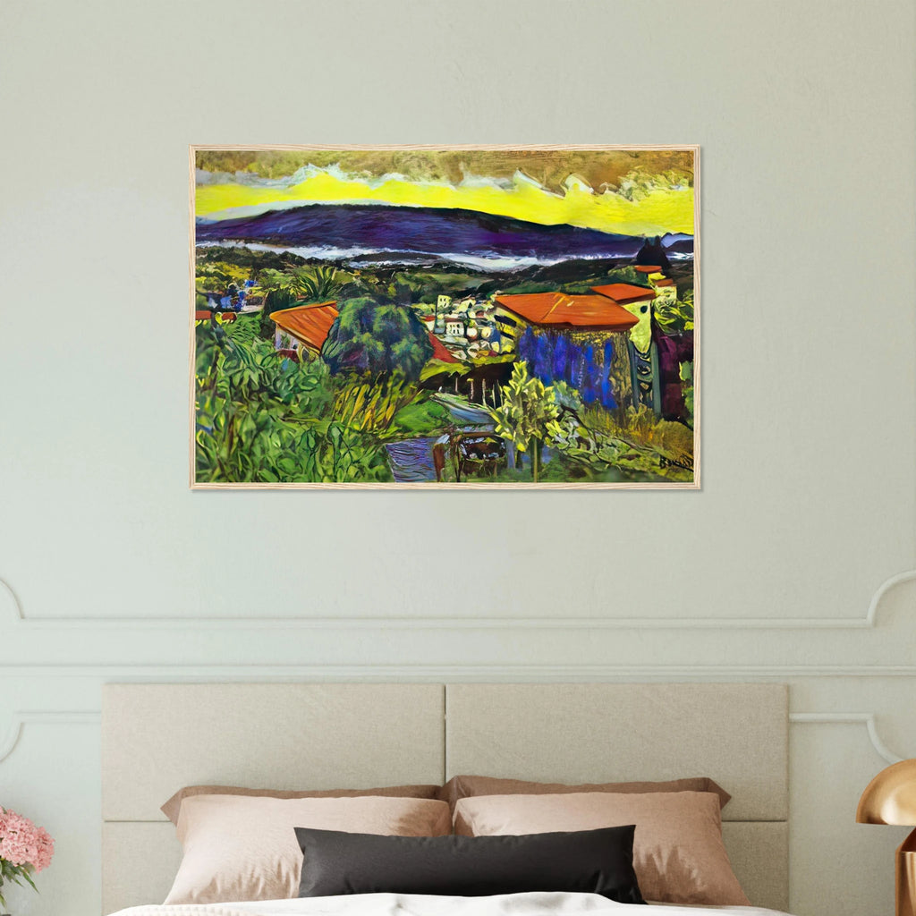 Red Roofs in Cannet Framed Poster | Pierre Bonnard Framed Prints Wall Art | Pierre Bonnard Shop