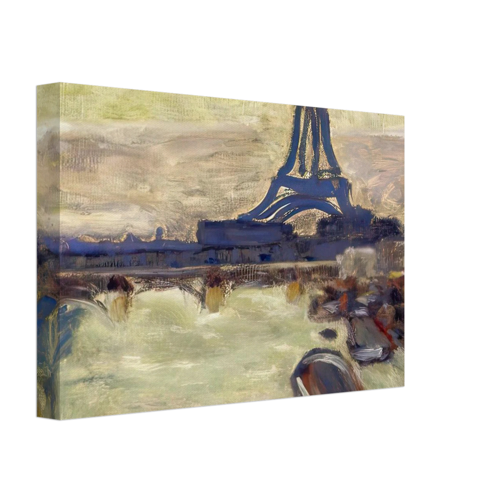 Eiffel Tower and The Seine Canvas | Pierre Bonnard Canvas | Pierre Bonnard Shop