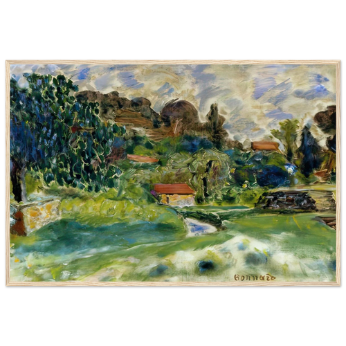 Cagnes Landscape Framed Poster | Pierre Bonnard Framed Prints Wall Art | Pierre Bonnard Shop