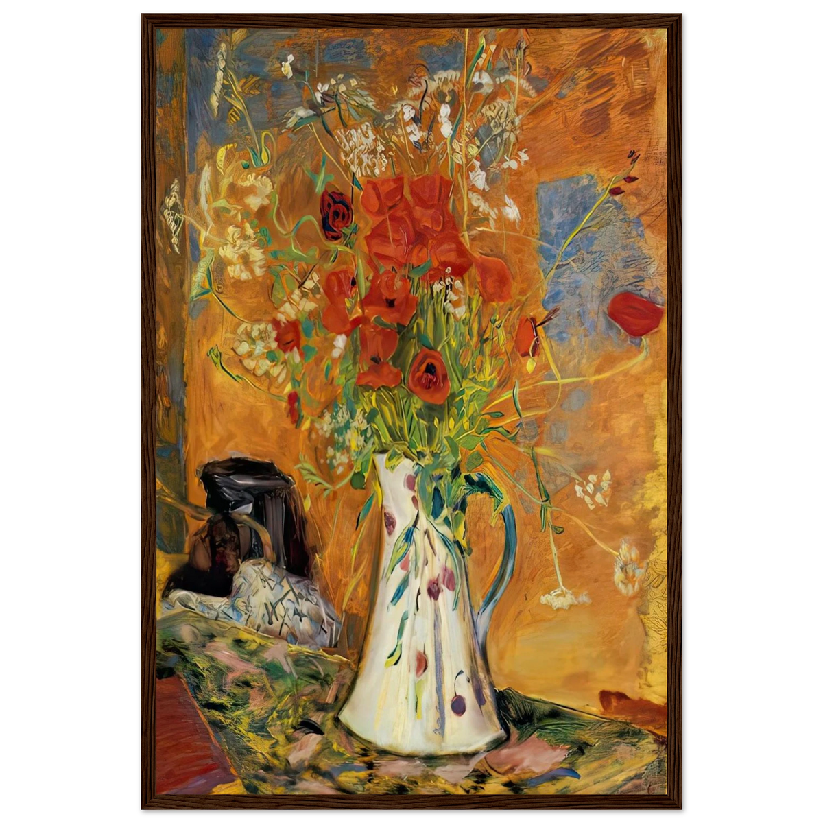 Poppies Framed Poster | Pierre Bonnard Framed Prints Wall Art | Pierre Bonnard Shop