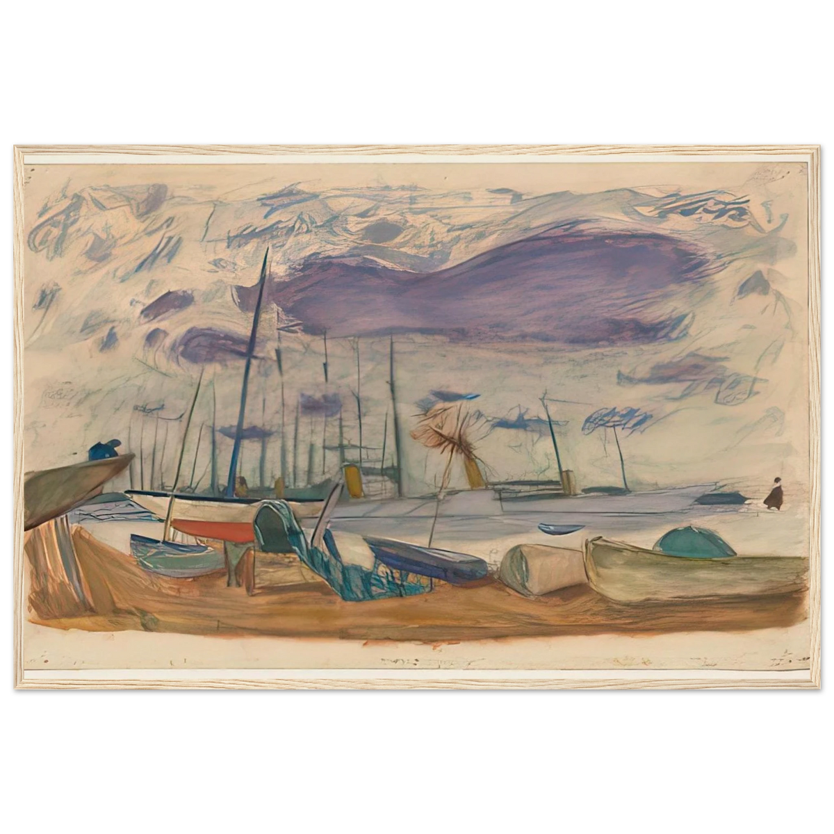 Le Port de Cannes Framed Poster | Pierre Bonnard Framed Prints Wall Art | Pierre Bonnard Shop