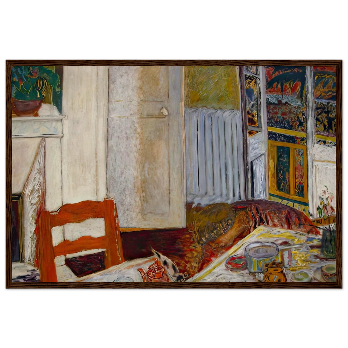 White Interior Framed Poster | Pierre Bonnard Framed Prints Wall Art | Pierre Bonnard Shop