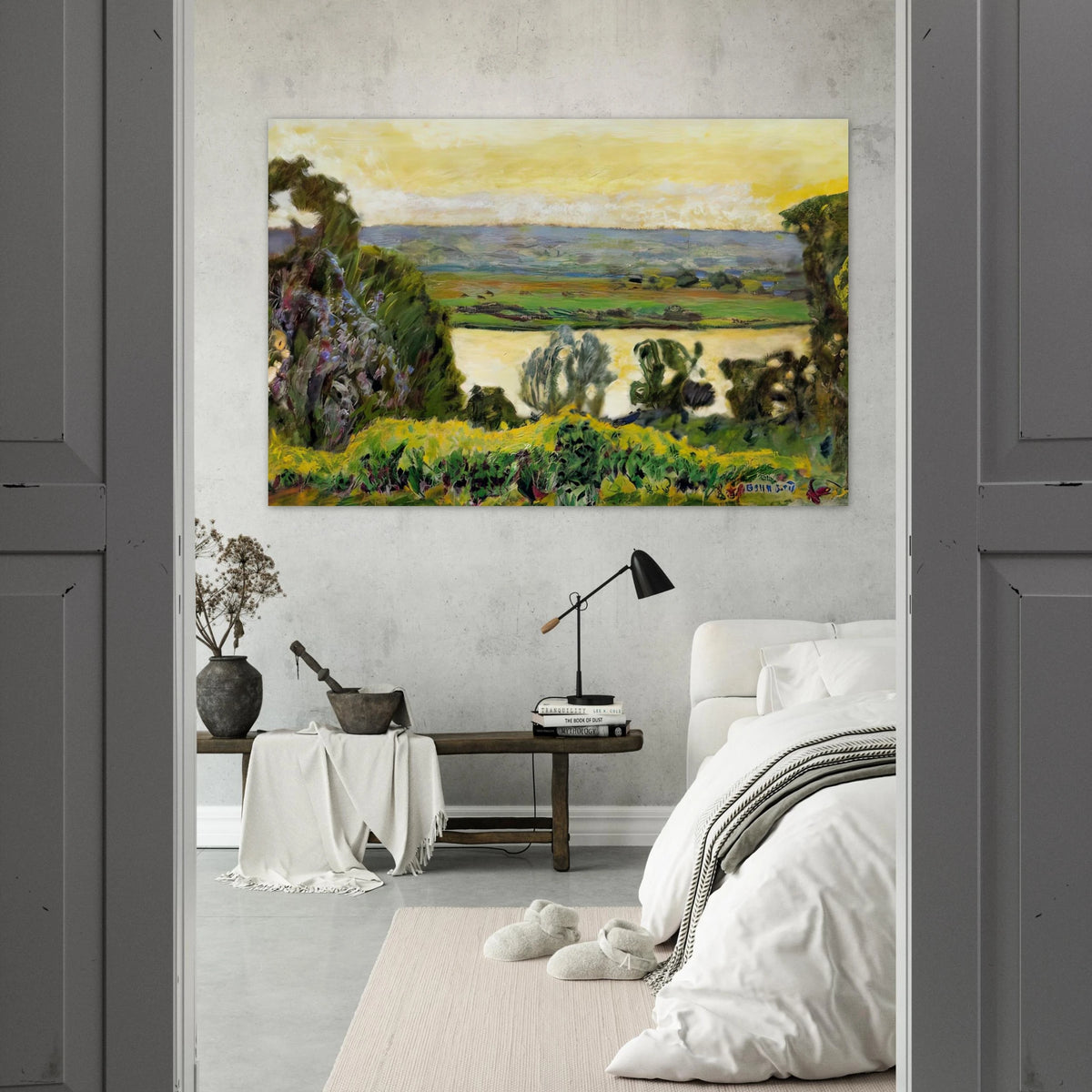 Landscape at Vernon Poster | Pierre Bonnard Poster | Pierre Bonnard Shop