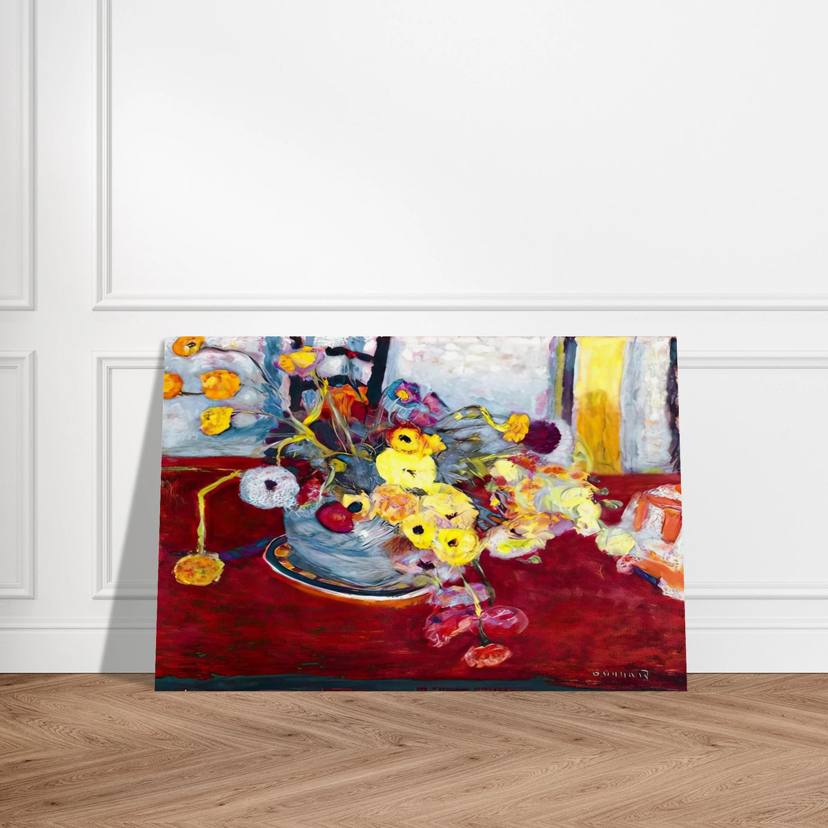 Flowers on a Red Carpet Poster | Pierre Bonnard Poster | Pierre Bonnard Shop