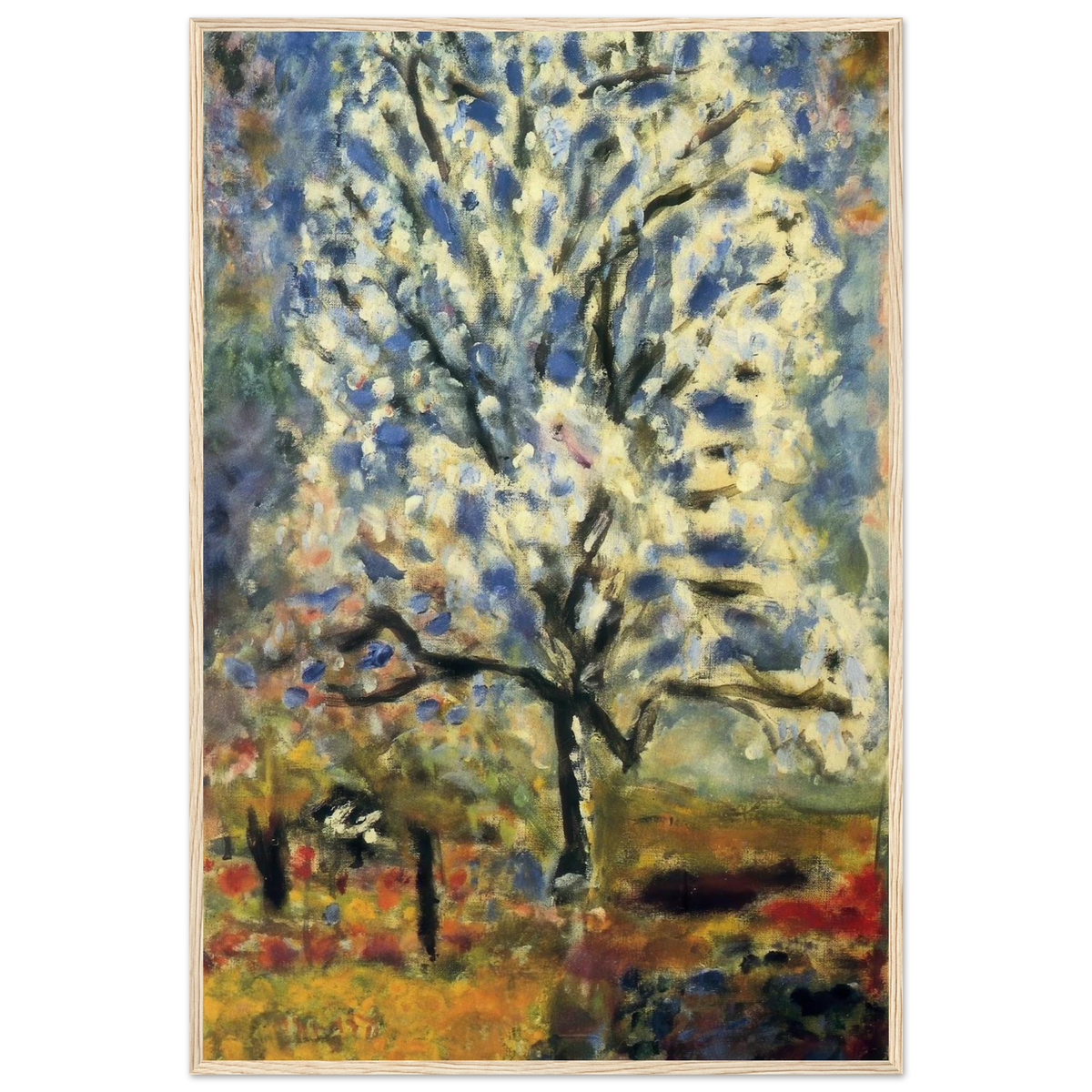 The almond tree in blossom Framed Poster | Pierre Bonnard Framed Prints Wall Art | Pierre Bonnard Shop