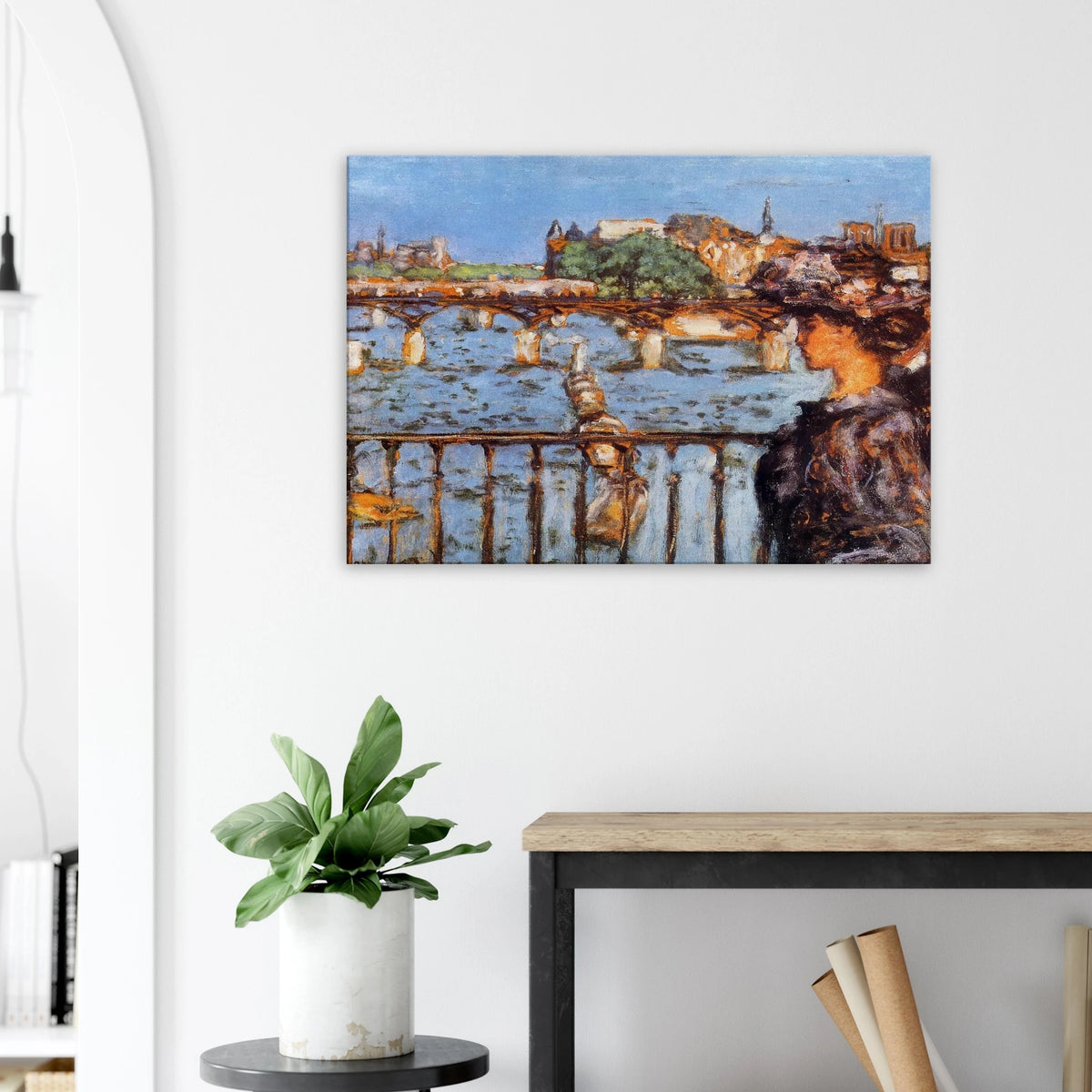 The Pont des Arts Canvas | Pierre Bonnard Canvas | Pierre Bonnard Shop
