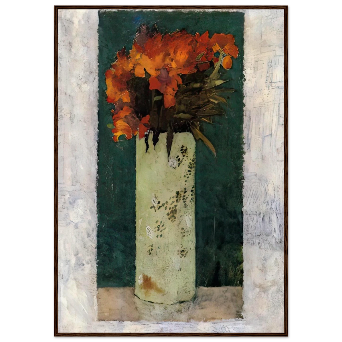 Pot of Flowers Framed Poster | Pierre Bonnard Framed Prints Wall Art | Pierre Bonnard Shop