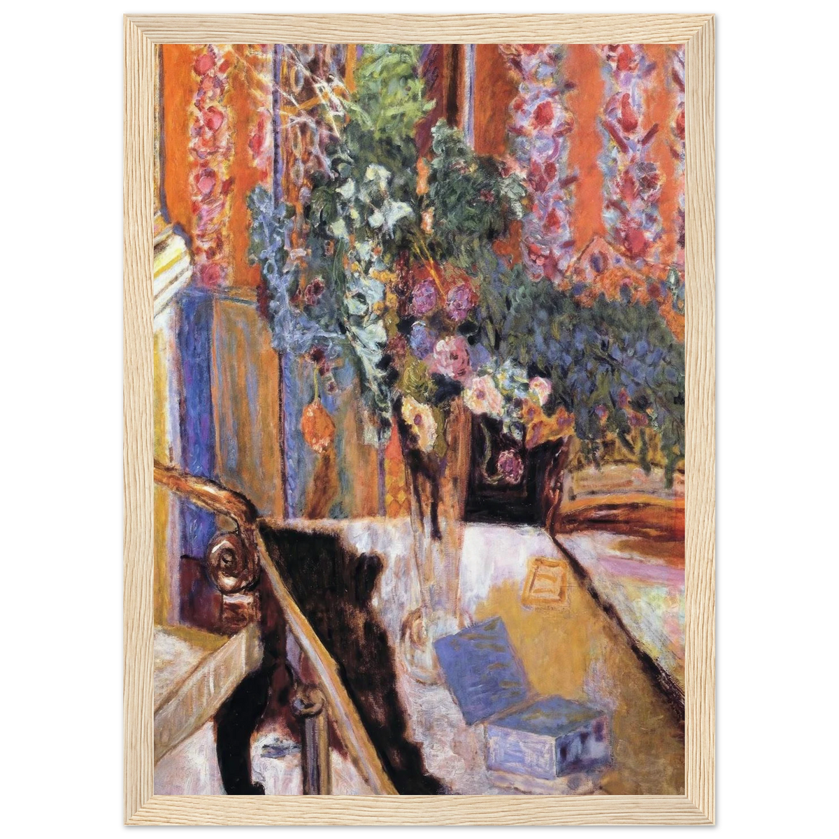 Interior with Flowers Framed Poster | Pierre Bonnard Framed Prints Wall Art | Pierre Bonnard Shop
