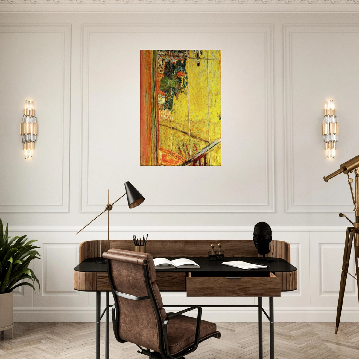 The workshop with Mimosa Canvas | Pierre Bonnard Canvas | Pierre Bonnard Shop