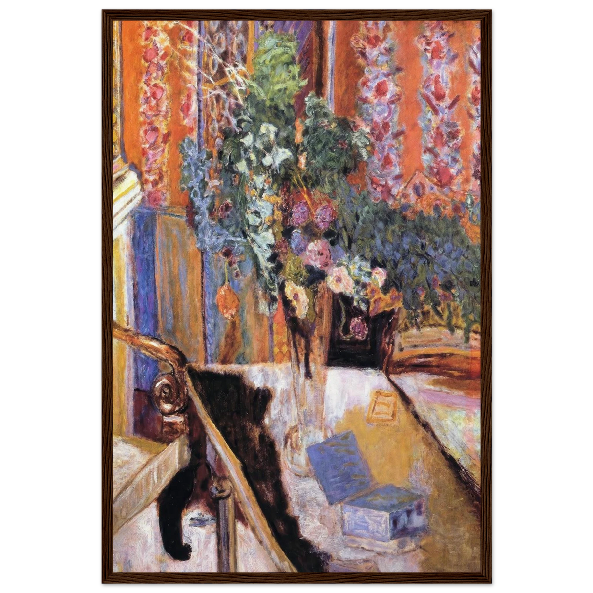 Interior with Flowers Framed Poster | Pierre Bonnard Framed Prints Wall Art | Pierre Bonnard Shop