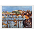 The Pont des Arts Framed Poster | Pierre Bonnard Framed Prints Wall Art | Pierre Bonnard Shop