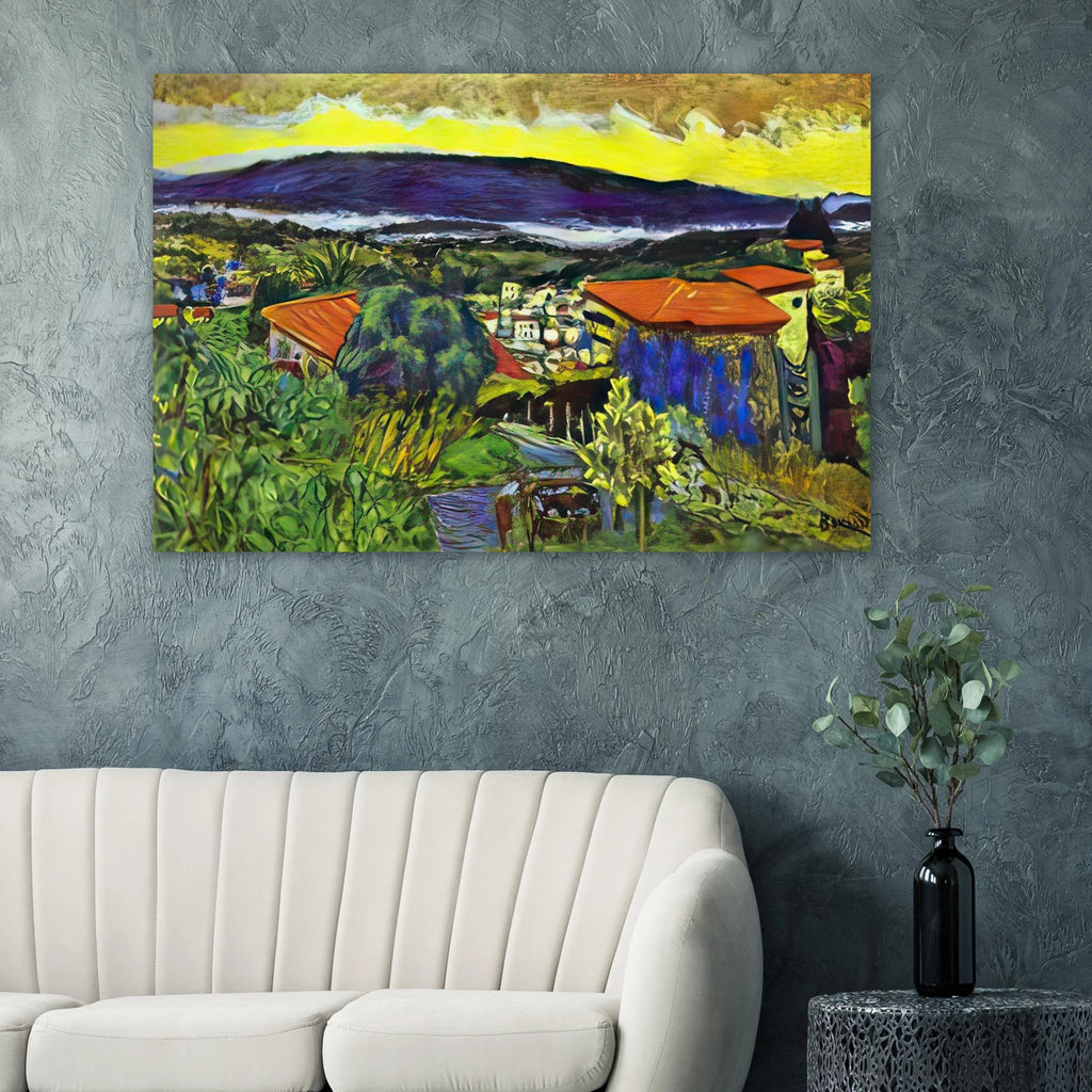 Red Roofs in Cannet Poster | Pierre Bonnard Poster | Pierre Bonnard Shop
