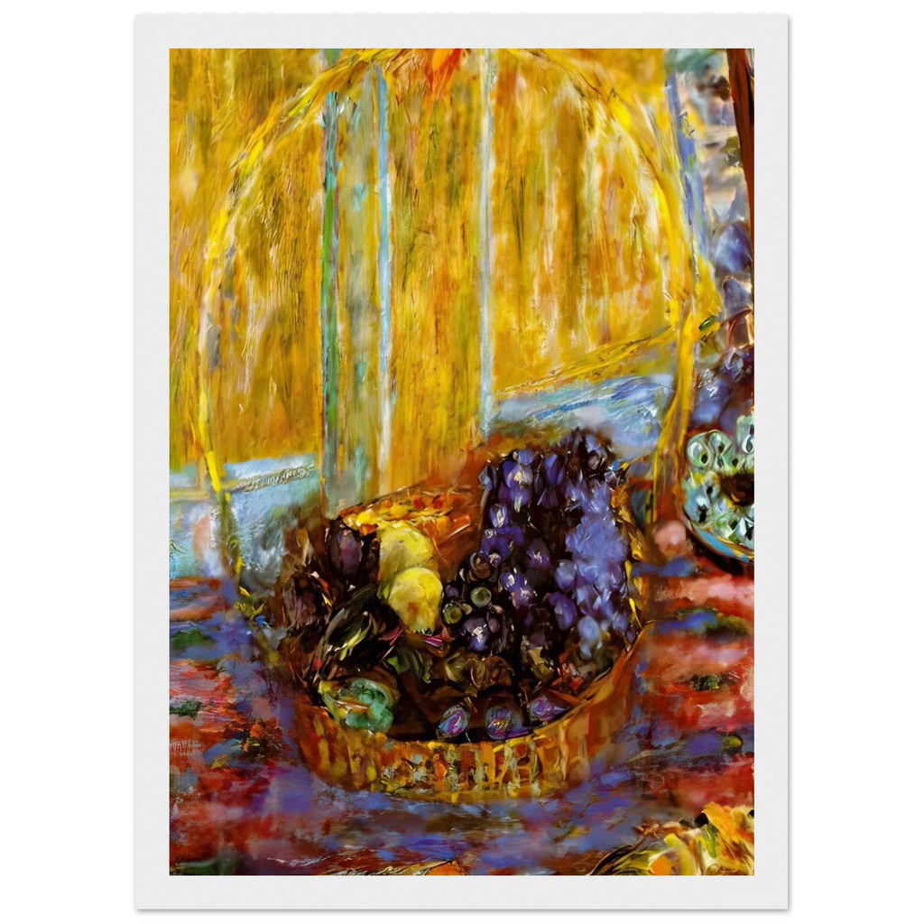 Fruit Basket Framed Poster | Pierre Bonnard Framed Prints Wall Art | Pierre Bonnard Shop