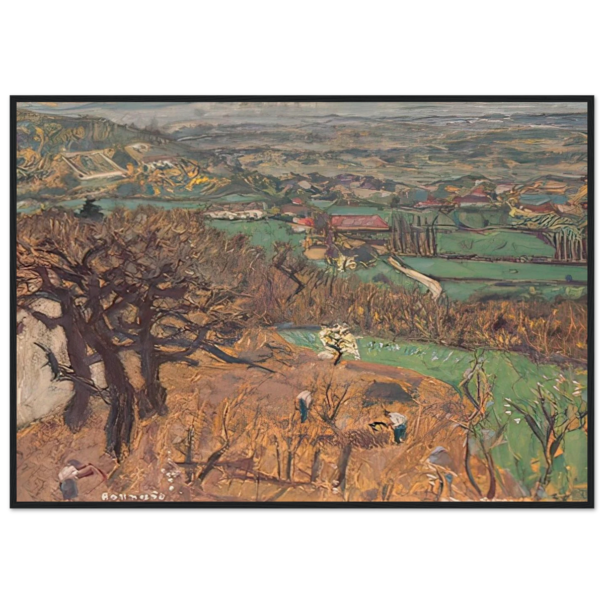 Dauphine Landscape Framed Poster | Pierre Bonnard Framed Prints Wall Art | Pierre Bonnard Shop