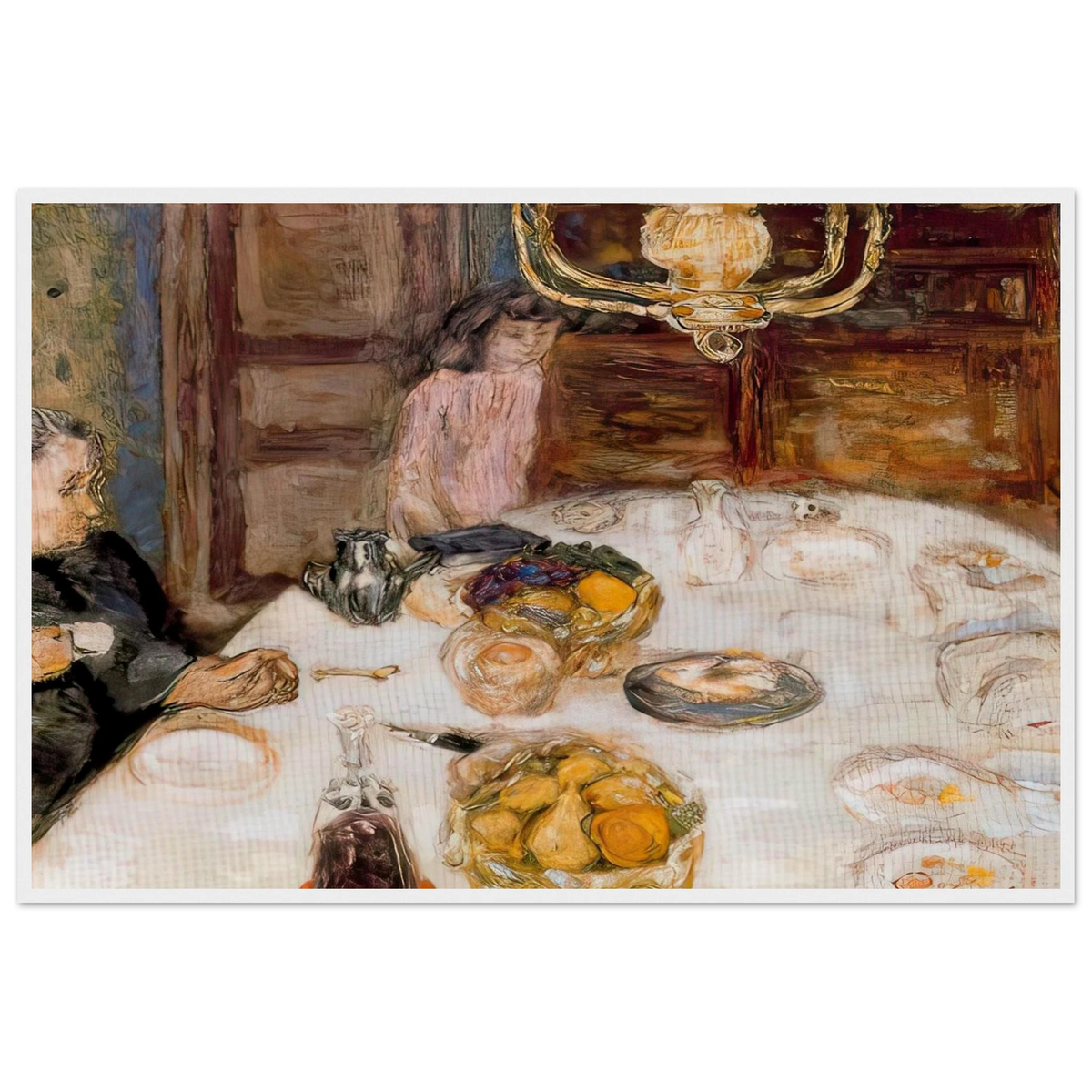 Lunch at Le Grand Lamps Framed Poster | Pierre Bonnard Framed Prints Wall Art | Pierre Bonnard Shop