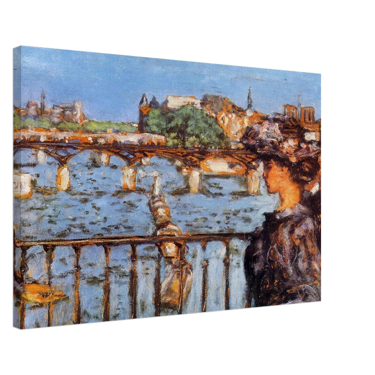 The Pont des Arts Canvas | Pierre Bonnard Canvas | Pierre Bonnard Shop