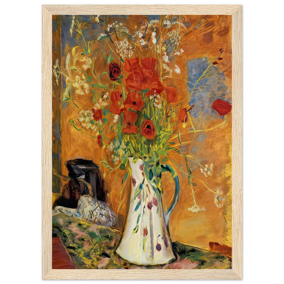 Poppies Framed Poster | Pierre Bonnard Framed Prints Wall Art | Pierre Bonnard Shop