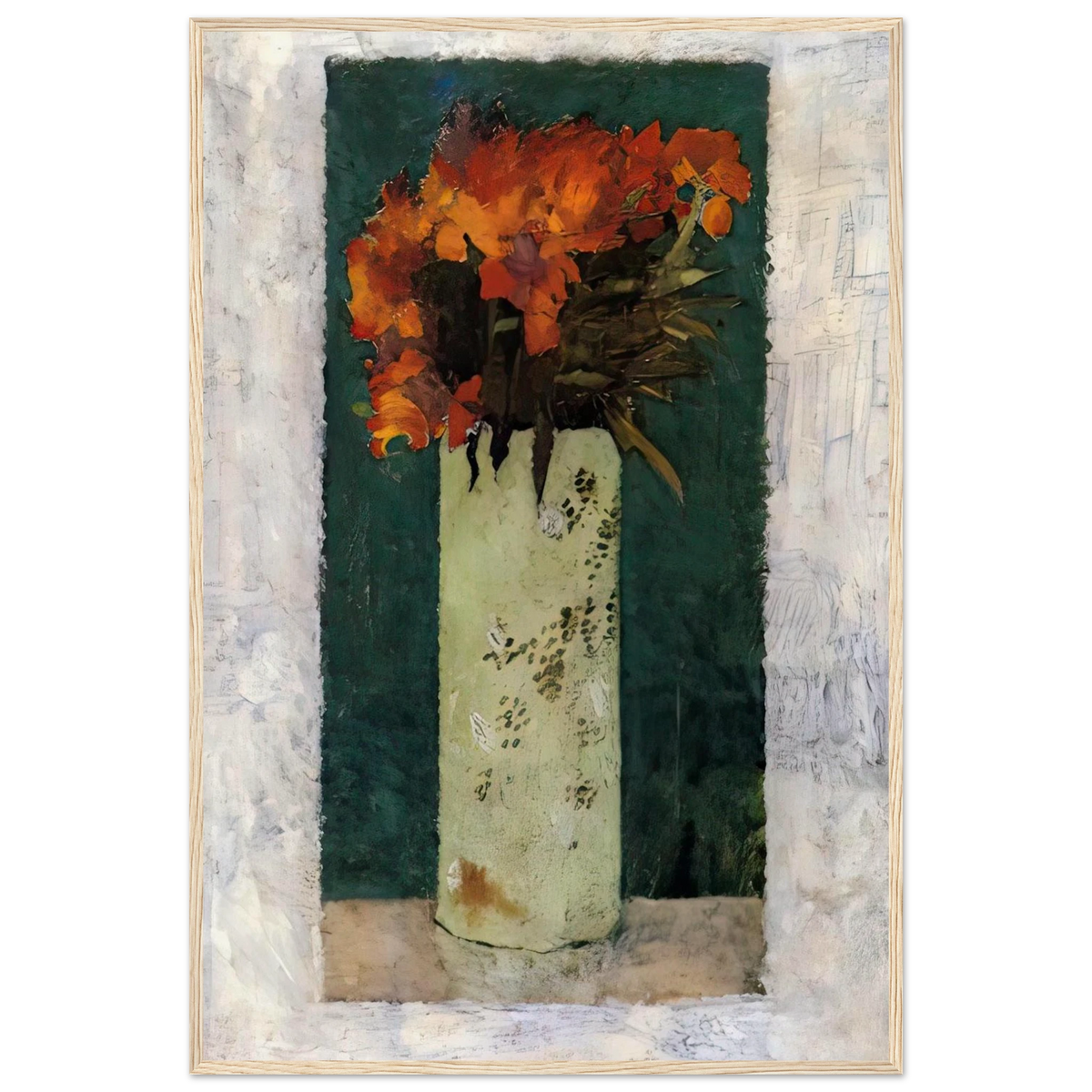 Pot of Flowers Framed Poster | Pierre Bonnard Framed Prints Wall Art | Pierre Bonnard Shop