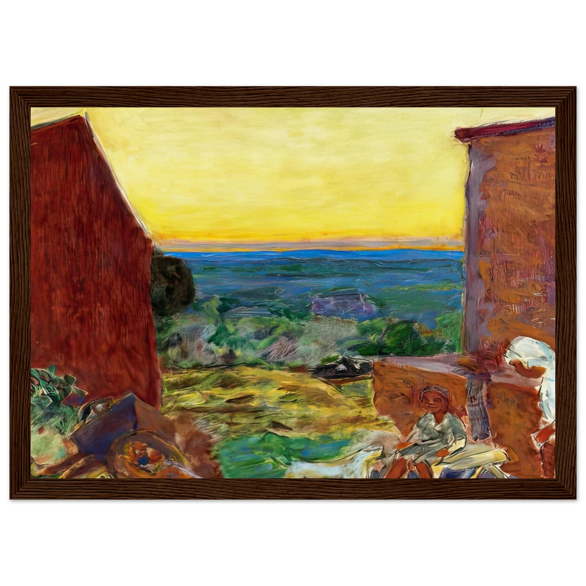 Landscape, Sunset Framed Poster | Pierre Bonnard Framed Prints Wall Art | Pierre Bonnard Shop